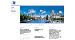 Desktop Screenshot of lyceumclubzh.ch